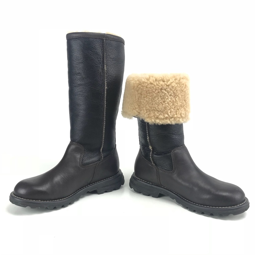 Ugg Brooks Leather‎ Sheepskin Convertible Boots